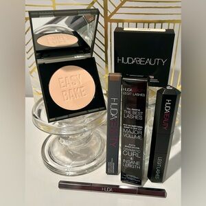 HUDA BEAUTY 3 Piece Set - Face, Eyes, Brows NIB